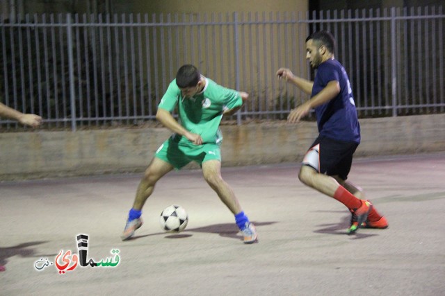 هدفين من نصف الملعب للشيخ بلال طه واربعة اهداف للاعب معاذ عامر , اليوم التاسع من دوري صهيب